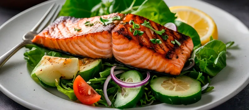 Peixes são ótimas opções de alimentos para comer antes de dormir e colaborar na higiene do sono.