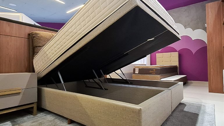Box Baú Tag Haus aberto, na Loja dos Sonhos Colchões em Sorocaba